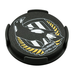 Collingwood Magpies Inspired AFL Coaster 3D Printed Drink Coaster - The 3D Print Smiths