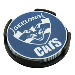 Geelong Cats AFL Coaster 3D Printed Drink Coaster - The 3D Print Smiths