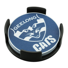 Geelong Cats AFL Coaster 3D Printed Drink Coaster - The 3D Print Smiths