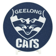 Geelong Cats AFL Coaster 3D Printed Drink Coaster - The 3D Print Smiths
