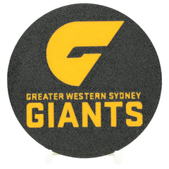 GWS Giants AFL Coaster 3D Printed Drink Coaster - The 3D Print Smiths