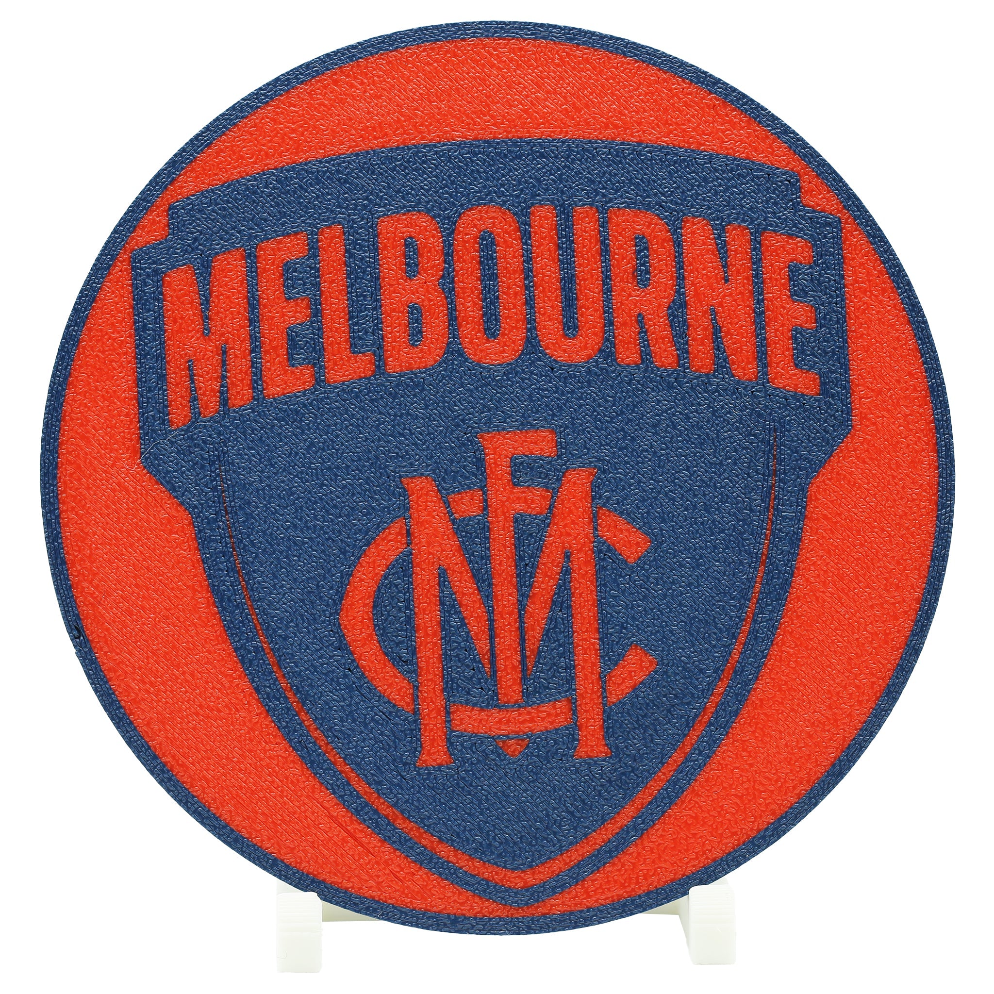 Melbourne Demons AFL Coaster 3D Printed Drink Coaster - The 3D Print Smiths