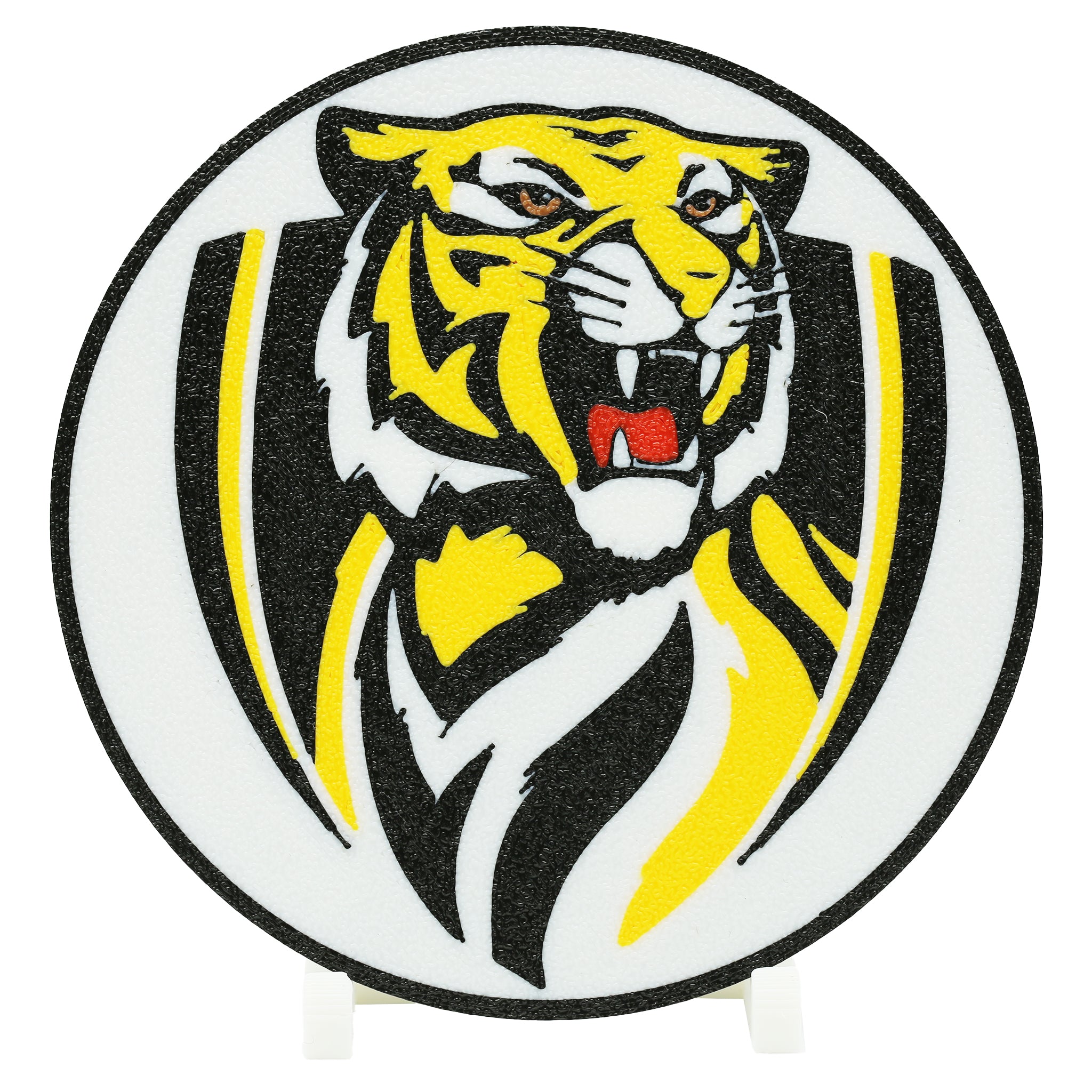 Richmond Tigers AFL Coaster 3D Printed Drink Coaster - The 3D Print Smiths