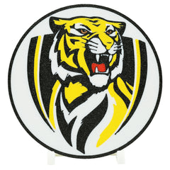Richmond Tigers AFL Coaster 3D Printed Drink Coaster - The 3D Print Smiths