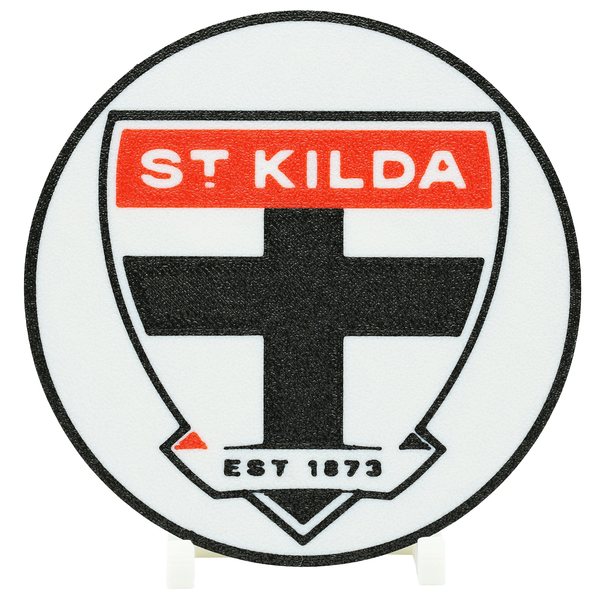 St Kilda Saints AFL Coaster 3D Printed Drink Coaster - The 3D Print Smiths