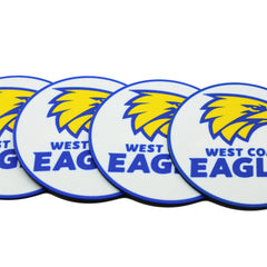 West Coast Eagles AFL Coaster 3D Printed Drink Coaster - The 3D Print Smiths