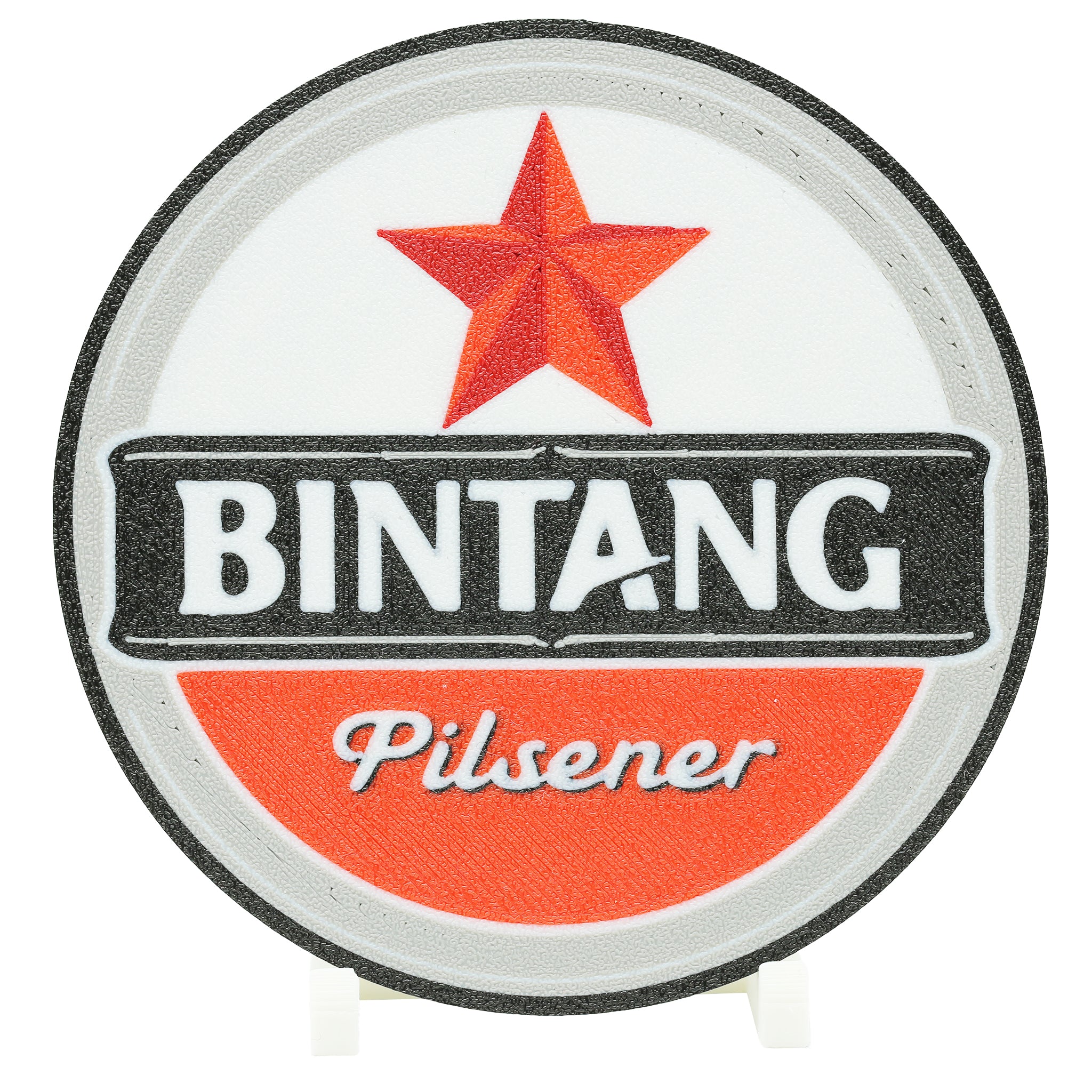 Bintang Pilsner Coaster 3D Printed Drink Coaster - The 3D Print Smiths