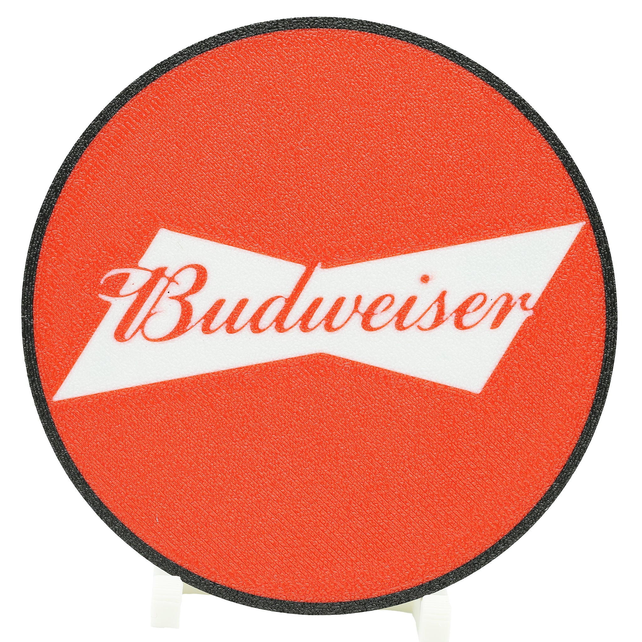 Budweiser Beer Coaster 3D Printed Drink Coaster - The 3D Print Smiths