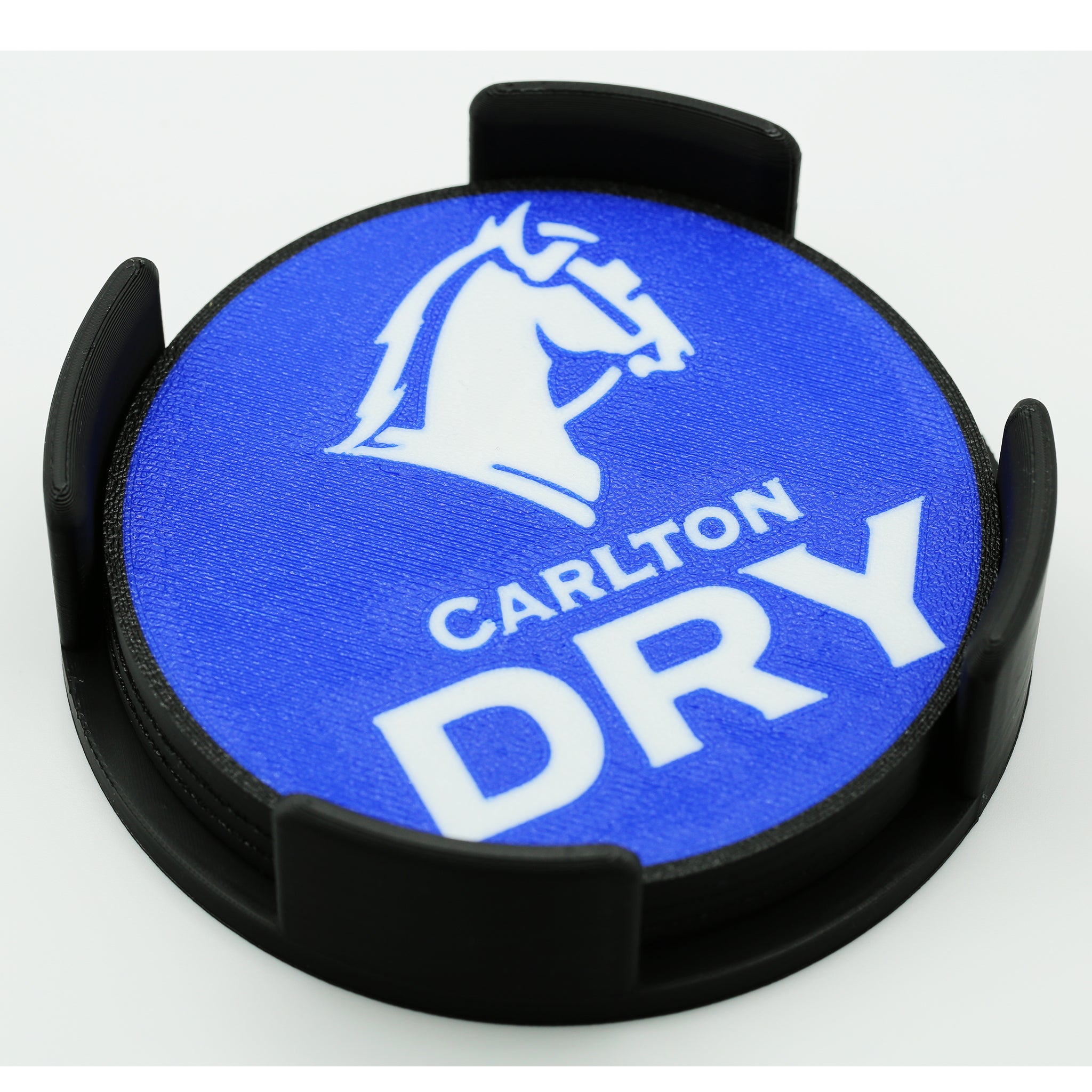 Carlton Dry Beer Coaster 3D Printed Drink Coaster - The 3D Print Smiths