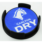 Carlton Dry Beer Coaster 3D Printed Drink Coaster - The 3D Print Smiths