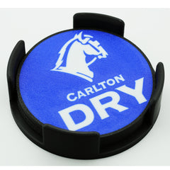 Carlton Dry Beer Coaster 3D Printed Drink Coaster - The 3D Print Smiths