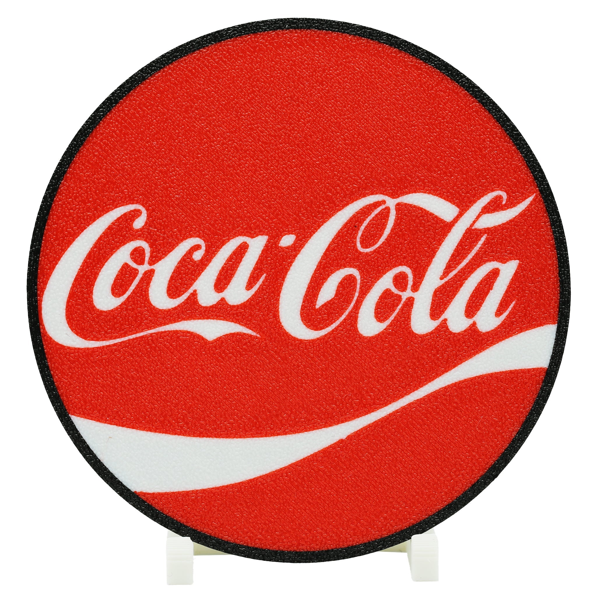 Coca Cola Logo Coaster 3D Printed Soft Drink Drink Coaster - The 3D Print Smiths