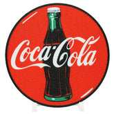 Retro Coca Cola Coaster 3D Printed Soft Drink Drink Coaster - The 3D Print Smiths