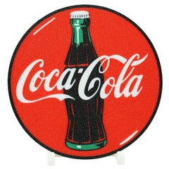 Retro Coca Cola Coaster 3D Printed Soft Drink Drink Coaster - The 3D Print Smiths