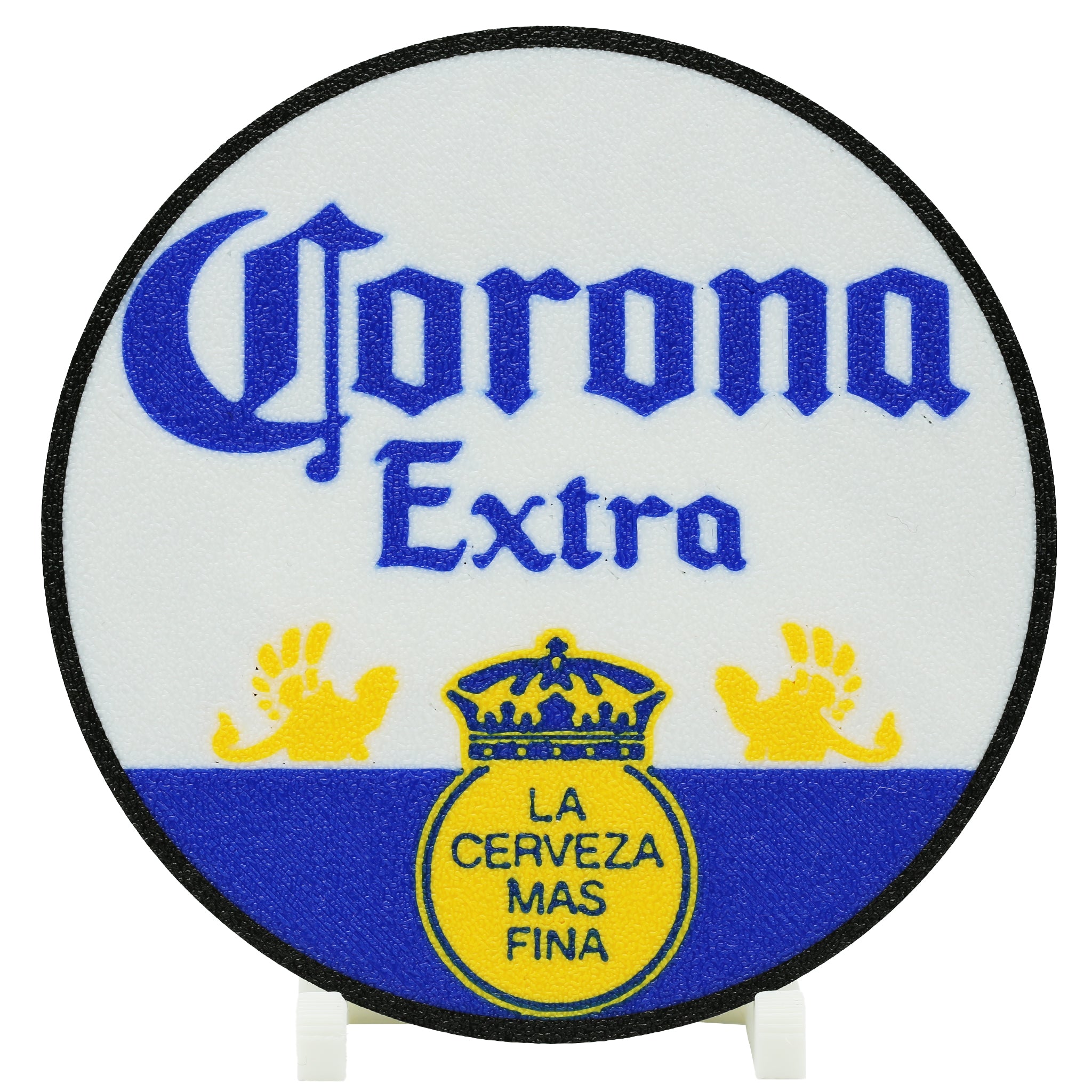 Corona Beer Coaster 3D Printed Drink Coaster - The 3D Print Smiths