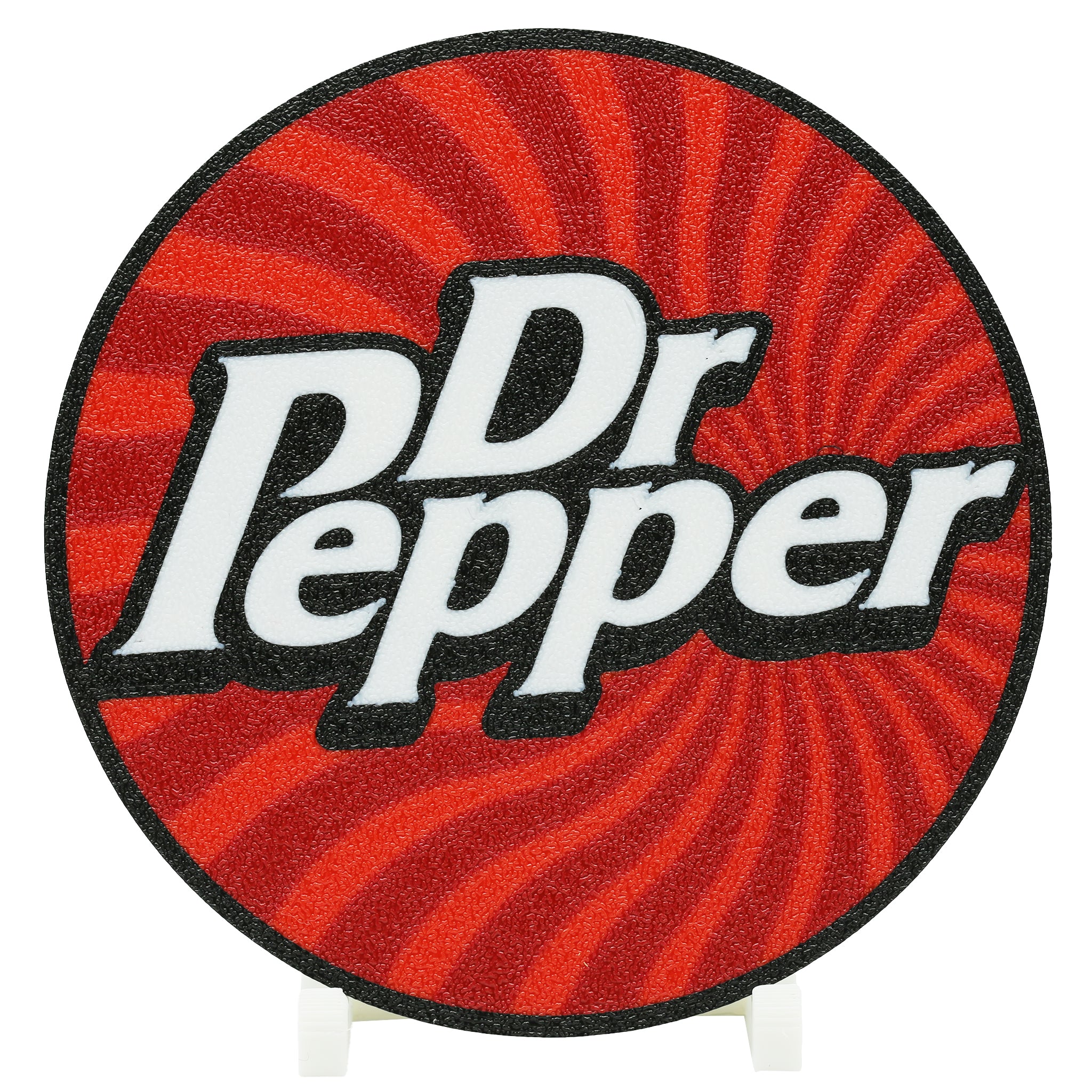 Dr Pepper Coaster 3D Printed Soft Drink Drink Coaster - The 3D Print Smiths