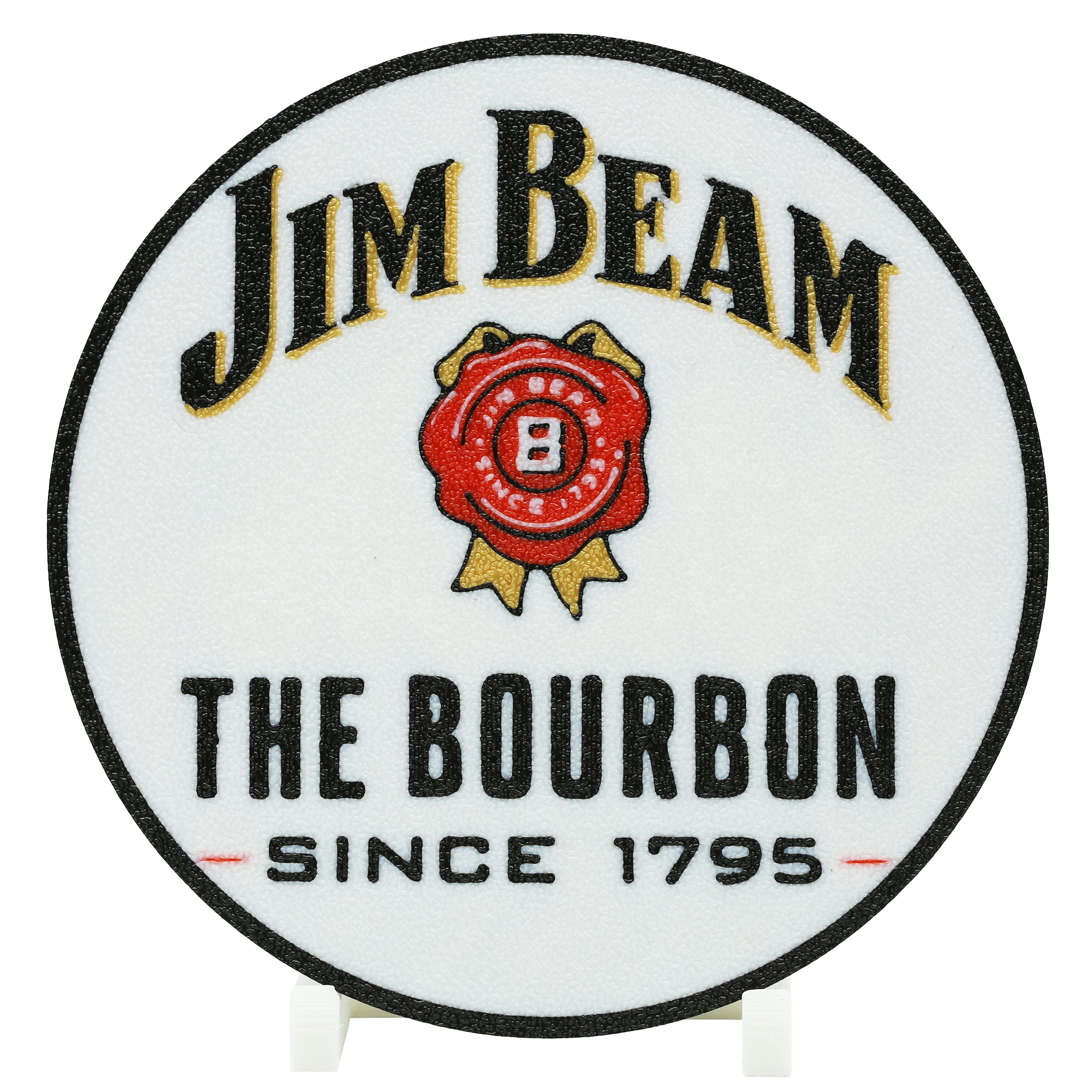 Jim Beam Coaster 3D Printed Drink Coaster - The 3D Print Smiths