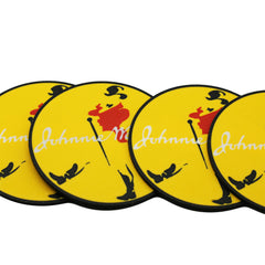 Johnnie Walker Retro Logo Coaster 3D Printed Drink Coaster - The 3D Print Smiths