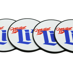 Miller Lite Beer Coaster 3D Printed Drink Coaster - The 3D Print Smiths