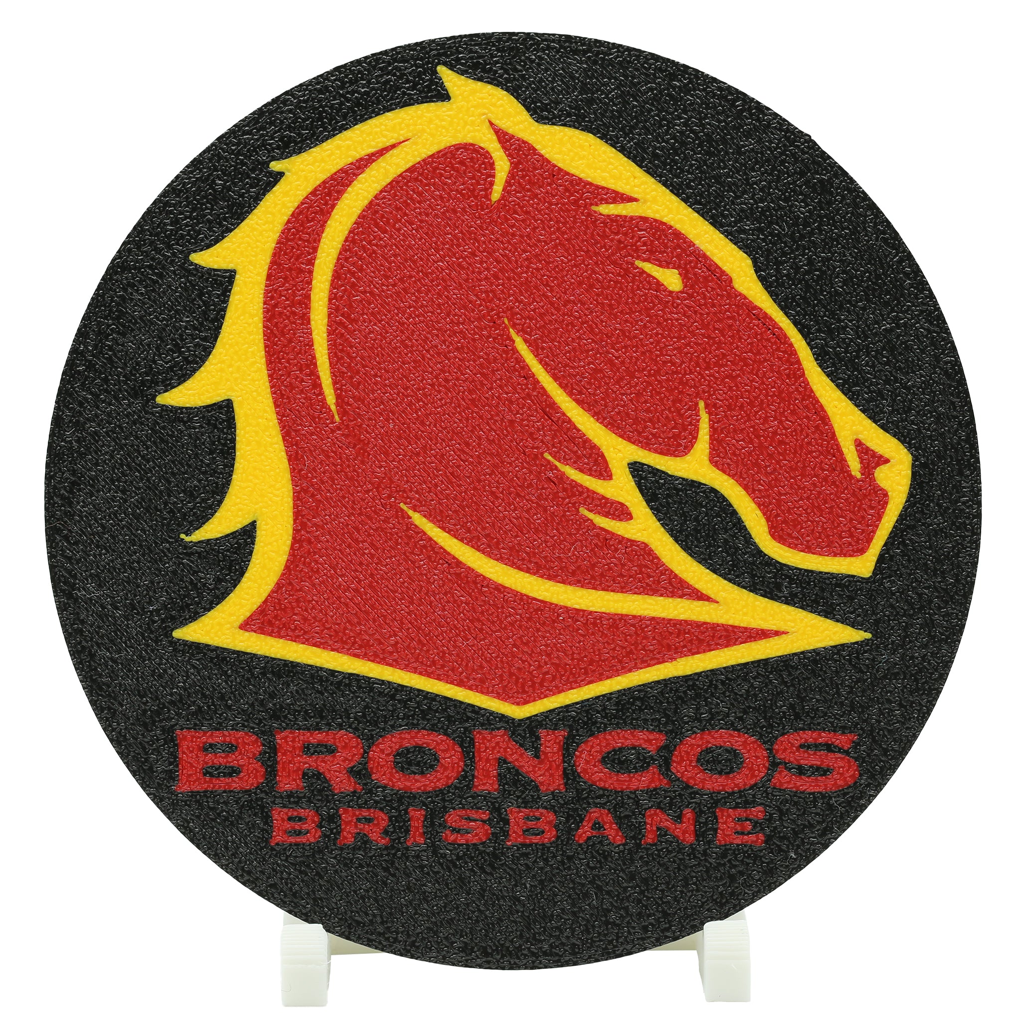 Brisbane Broncos NRL Coaster 3D Printed Drink Coaster - The 3D Print Smiths