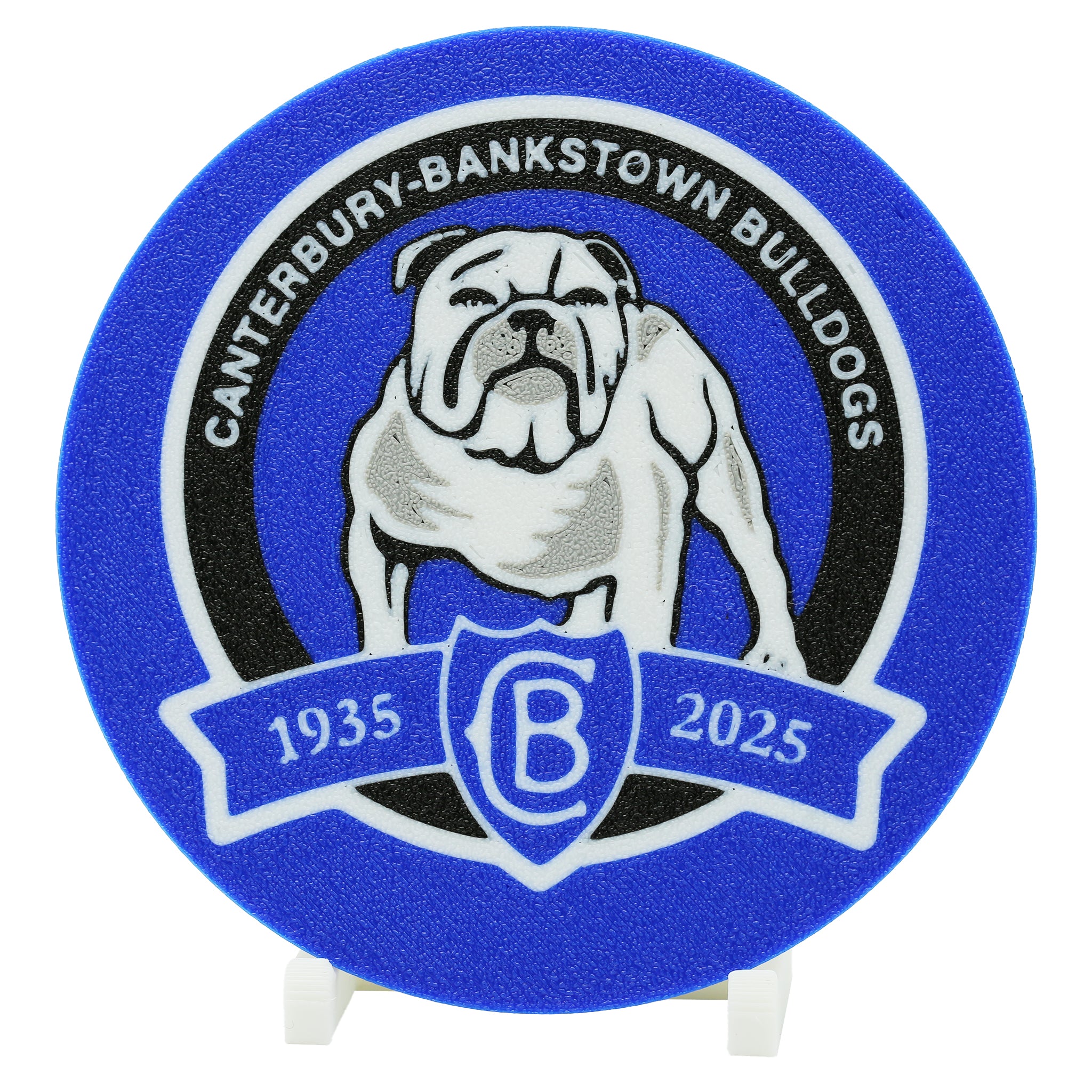 Canterbury Bulldogs NRL Coaster 3D Printed Drink Coaster - The 3D Print Smiths
