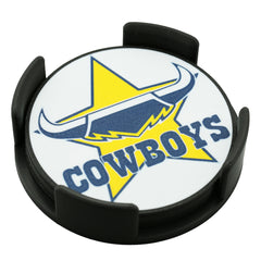 North Queensland Cowboys NRL Coaster 3D Printed Drink Coaster - The 3D Print Smiths
