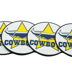 North Queensland Cowboys NRL Coaster 3D Printed Drink Coaster - The 3D Print Smiths