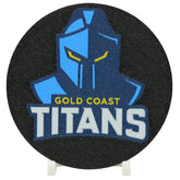 Gold Coast Titans NRL Coaster 3D Printed Drink Coaster - The 3D Print Smiths