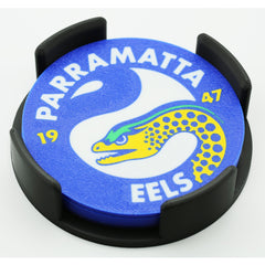 Parramatta Eels NRL Coaster 3D Printed Drink Coaster - The 3D Print Smiths