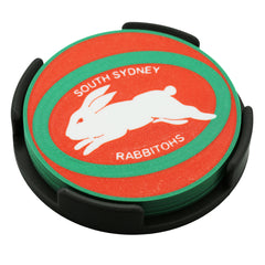 South Sydney Rabbitohs NRL Coaster 3D Printed Drink Coaster - The 3D Print Smiths