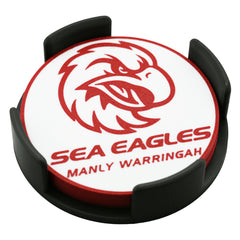 Manly Warringah Sea Eagles NRL Coaster 3D Printed Drink Coaster - The 3D Print Smiths