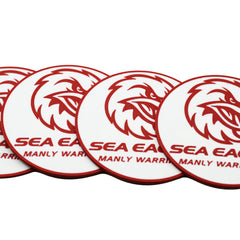 Manly Warringah Sea Eagles NRL Coaster 3D Printed Drink Coaster - The 3D Print Smiths
