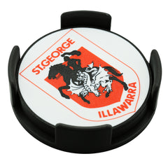 St George Illawarra Dragons NRL Coaster 3D Printed Drink Coaster - The 3D Print Smiths