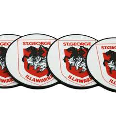 St George Illawarra Dragons NRL Coaster 3D Printed Drink Coaster - The 3D Print Smiths