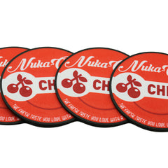 Nuka Cola Cherry Coaster 3D Printed Pop Culture Drink Coaster - The 3D Print Smiths