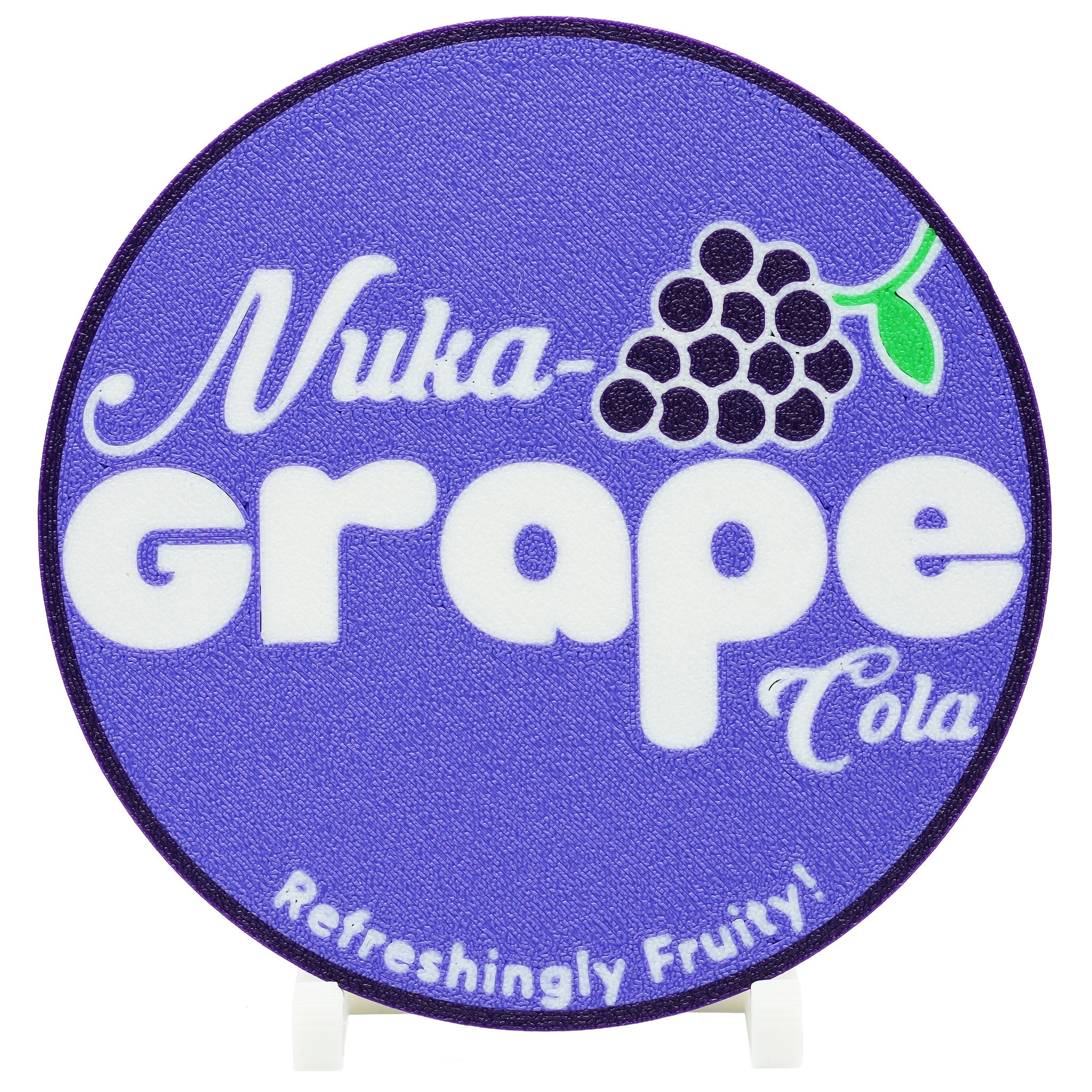 Nuka Cola Grape Coaster 3D Printed Pop Culture Drink Coaster - The 3D Print Smiths