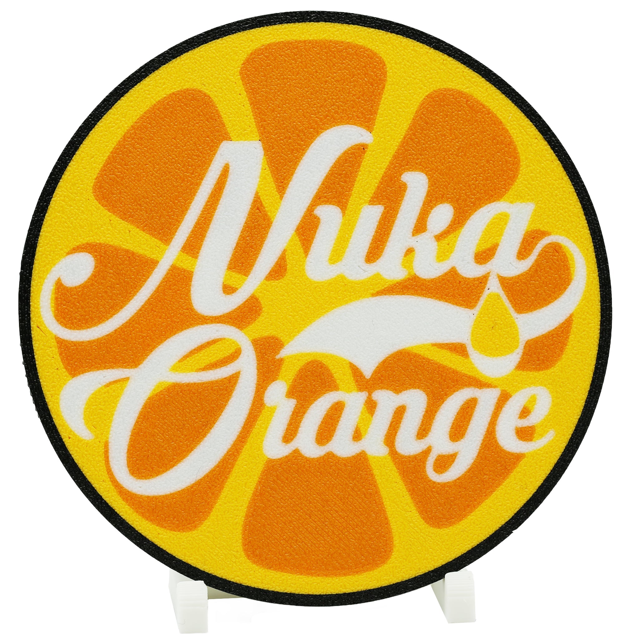 Nuka Cola Orange Coaster 3D Printed Pop Culture Drink Coaster - The 3D Print Smiths