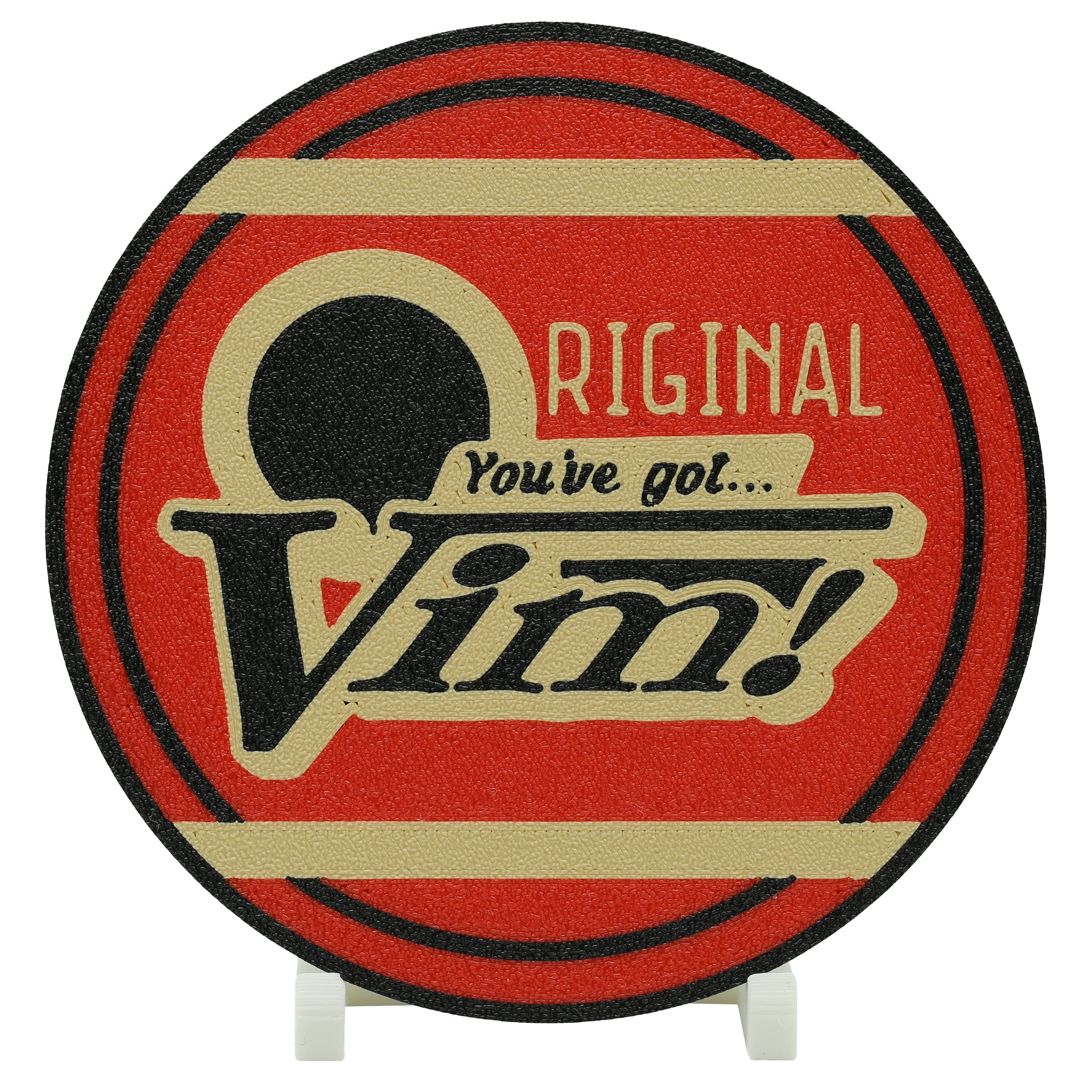 Original Vim Coaster 3D Printed Pop Culture Drink Coaster - The 3D Print Smiths