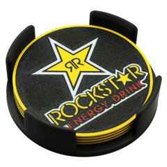 Rockstar Energy Coaster 3D Printed Soft Drink Drink Coaster - The 3D Print Smiths