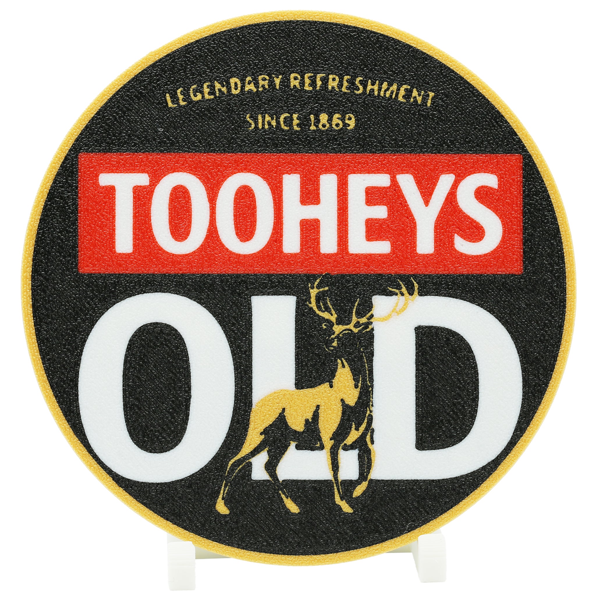 Tooheys Old Beer Coaster 3D Printed Drink Coaster - The 3D Print Smiths