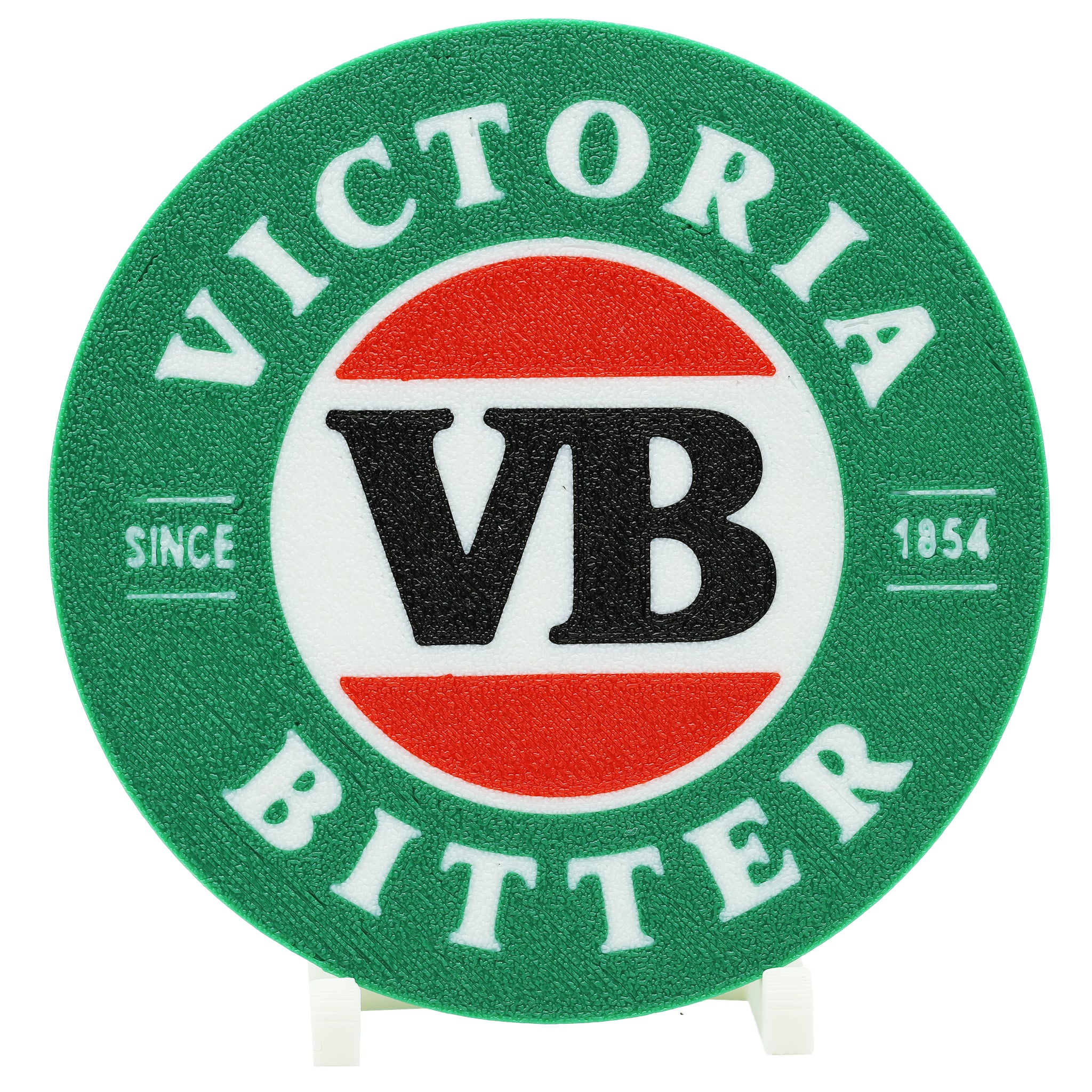 VB Victoria Bitter Beer Coaster 3D Printed Drink Coaster - The 3D Print Smiths
