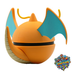 Dragonite Character Ball 3D Printed Collectable
