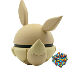 Eevee Character Ball 3D Printed Collectable