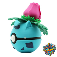 Ivysaur Character Ball 3D Printed Collectable