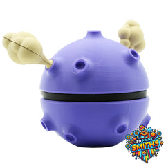 Koffing Character Ball 3D Printed Collectable