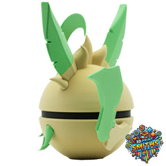 Leafeon Character Ball 3D Printed Collectable