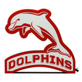 Redcliffe Dolphins NRL Light Box - The 3D Print Smiths