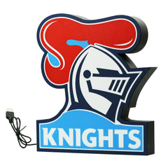 Newcastle Knights NRL Light Box - The 3D Print Smiths