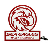 Manly Warringah Sea Eagles NRL Light Box - The 3D Print Smiths