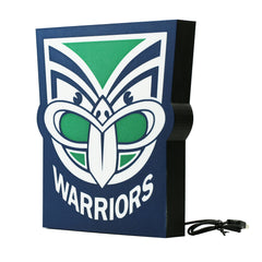 New Zealand Warriors NRL Light Box - The 3D Print Smiths